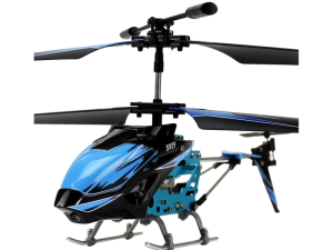 Вертолет радиоуправляемый WL Toys S929 с автопилотом (синий)