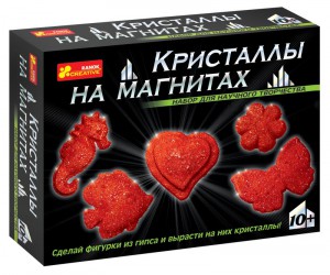 Книга Кристалы на магнитах красные
