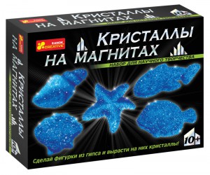 Книга Кристалы на магнитах синие