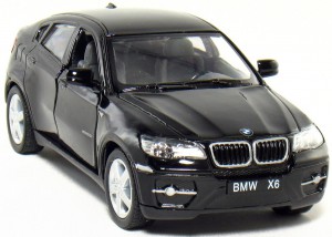 фото Машинка микро  лиценз. BMW X6 (черный) #3