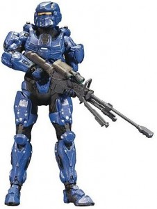 фото Halo 4 Series 1: Blue Spartan Warrior Action Figure (587) #2