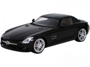 Машинка Meizhi лиценз. Mercedes-Benz SLS AMG металлическая (черный)