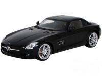 Машинка Meizhi лиценз. Mercedes-Benz SLS AMG металлическая (черный)