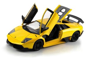фото Машинка Meizhi лиценз. Lamborghini LP670-4 SV металлическая (желтый) #2