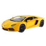 Машинка Meizhi лиценз. Lamborghini LP700 металлическая (желтый)