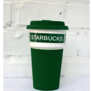 фото Чашка Starbucks Еco Life (зеленая) #5