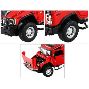 фото МАШИНКА MEIZHI ЛИЦЕНЗ. Hummer H2 металлическая (красный) #2