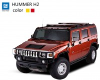 Машинка Meizhi лиценз. Hummer H2 (красный)