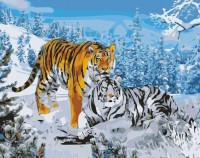Набор для рисования 'Два тигра'