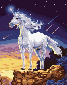 Набор для рисования 'Единорог на скале'