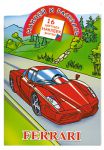 Книга Наклей и раскрась. Ferrari