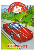 Книга Наклей и раскрась. Ferrari