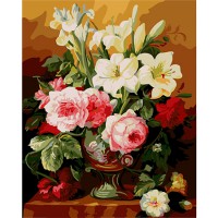 Набор для рисования 'Розы, ирисы и лилии 2'