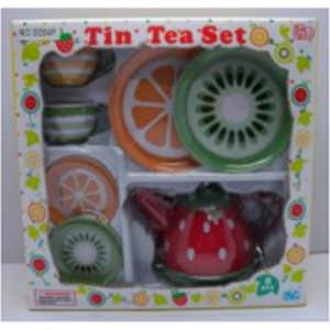 Детский жестяной чайный сервиз №1 (8 предметов)