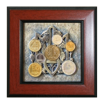 Подарок Сувенир Трезубец с монетами