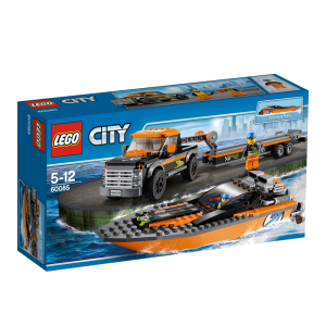 фото Конструктор LEGO 4 x 4 з моторним човном #2