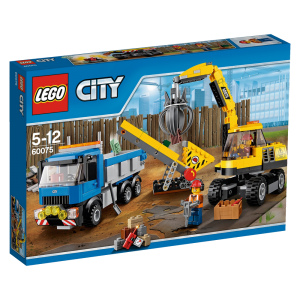 Конструктор LEGO Екскаватор і вантажівка