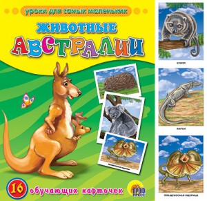 Книга Обучающие карточки 'Животные Австралии'