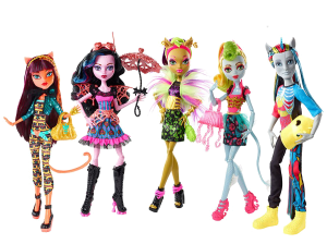 Кукла Monster High 'Монстро-микс' серии 'Причудливая смесь'  (5 видов)