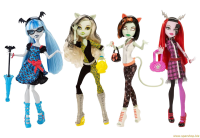 Кукла Monster High 'Причудливый маскарад' с м/ф 'Химерная смесь'  (4 штуки)
