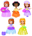Принцесса Disney София  (4 вида)