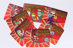фото Набор счетчиков уровней Hobby World 'Пиратский Манчкин' красный (1079) #2