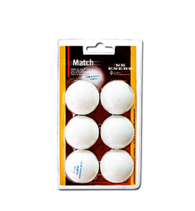 Набор мячей для настольного тенниса 'Enebe Match White' (6 шт.)