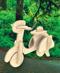 Пазл объемный 'Скутер'