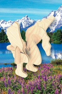 Пазл объемный 'Лебедь'