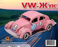 Пазл объемный 'VW-жук'