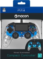 Nacon Wired Compact Controller PS4 (Crystal Blue)