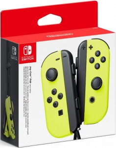 Набор контроллеров Joy-Con для Nintendo Switch (неоновый желтый)
