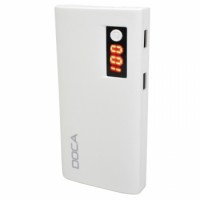 Внешнее зарядное устройство Power Bank Doca D566, белый (111-1001white)