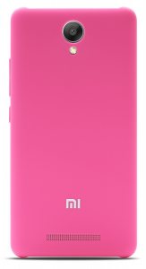 Чехол бампер для смартфона Xiaomi Case for Redmi Note 2 Pink Original (1153000021)