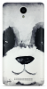 Чехол бампер для смартфона Xiaomi Redmi Note 2 Cartoon series 3D Panda (1154800035)