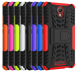 фото Чехол бампер для смартфонов Xiaomi Redmi Note 2 Anti-shock Black-Purple (2825664) #2