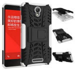Чехол бампер для смартфонов Xiaomi Redmi Note 2 Anti-shock Black-White (345235325)