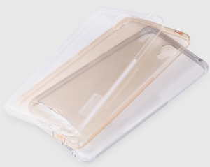 фото Чехол бампер силиконовый Nillkin Transparent N-TPU для смартфонов Redmi Note 2 White #4