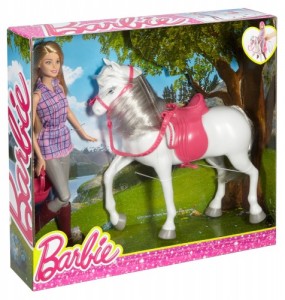 фото Кукла 'Барби в клетчатой рубашке с лошадью' (DHB68) #2