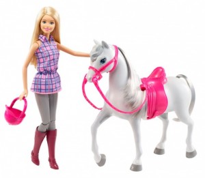 фото Кукла 'Барби в клетчатой рубашке с лошадью' (DHB68) #5