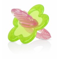 Силиконовый прорезыватель Nuby 'Цветок' розово-зеленый