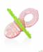 фото Силиконовый прорезыватель Nuby 'Цветок' розово-зеленый #2