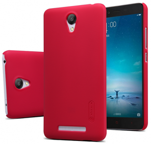 фото Чехол бампер Nillkin Frosted shield F-HC HM для смартфонов Xiaomi Redmi Note 2 Red #2
