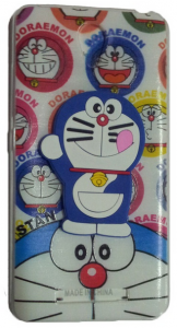Чехол бампер Xiaomi 3D для смартфонов Redmi Note 2 Doraemon White