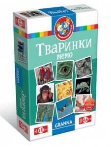 Настільна гра 'Мемо. Тваринки' (82319)