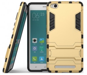 Чехол бампер для смартфонов Xiaomi Redmi 3 Anti-shock Gold
