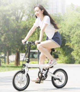 фото Электровелосипед Xiaomi Yunma mini foldable bicycle EF1 Gray #2