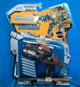 фото Пистолет-трансформер 2 в 1 'Striker ' RoboGun (6 мягких пуль, блистер) (K02) #4