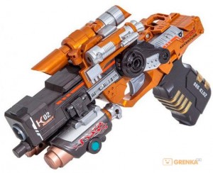 фото Пистолет-трансформер 2 в 1 'Striker ' RoboGun (6 мягких пуль, блистер) (K02) #7