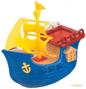 Игрушка для ванной с заводным механизмом 'Пиратский корабль' Navystar (синий) (63985-1-2)